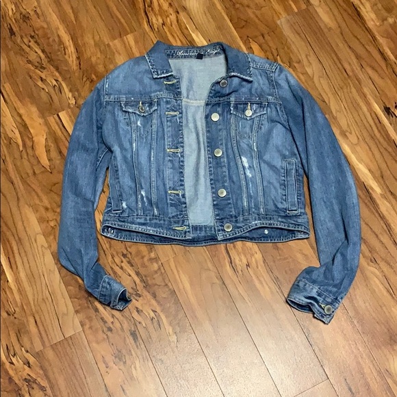 American Eagle Outfitters Jackets & Blazers - Semi distressed jean jacket